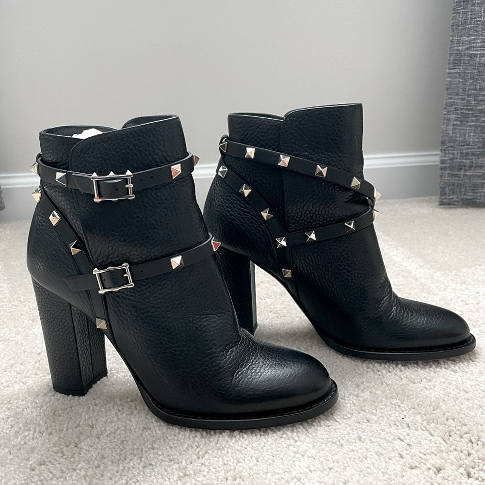 Valentino Rockstud Booties